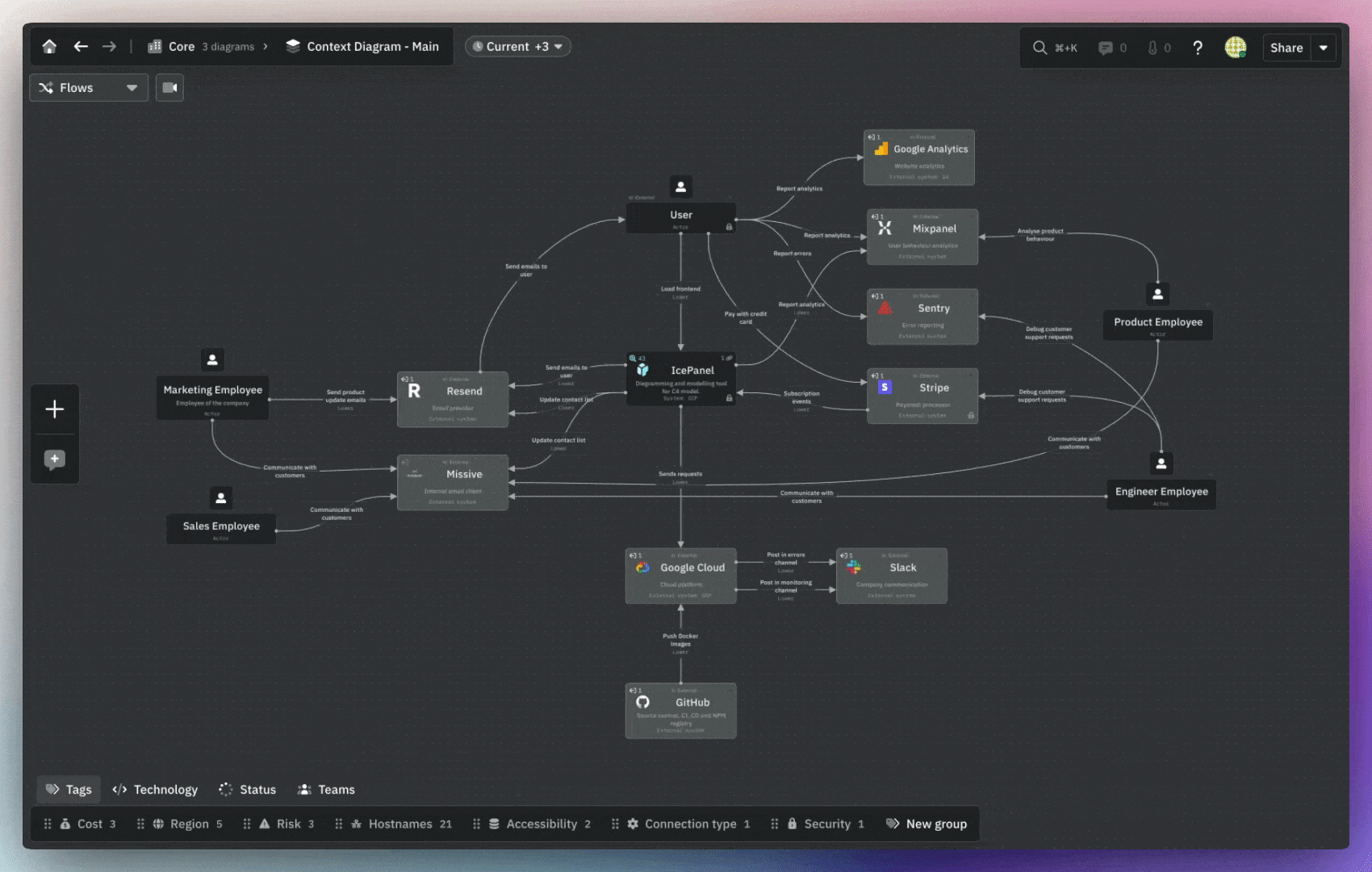 Drafts demo animation showing collaboration and merging